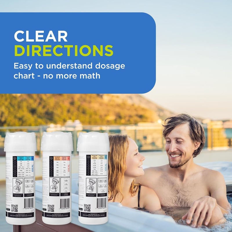 Frog StoMPS Non-Chlorine Shock Oxidizer & JumpH pH and Target Total Alkalinity Increaser for Hot Tubs and Swim Spas - 2 lb Bottles with TruDose Measuring Caps for Easy Maintenance & Balancing - Image 4